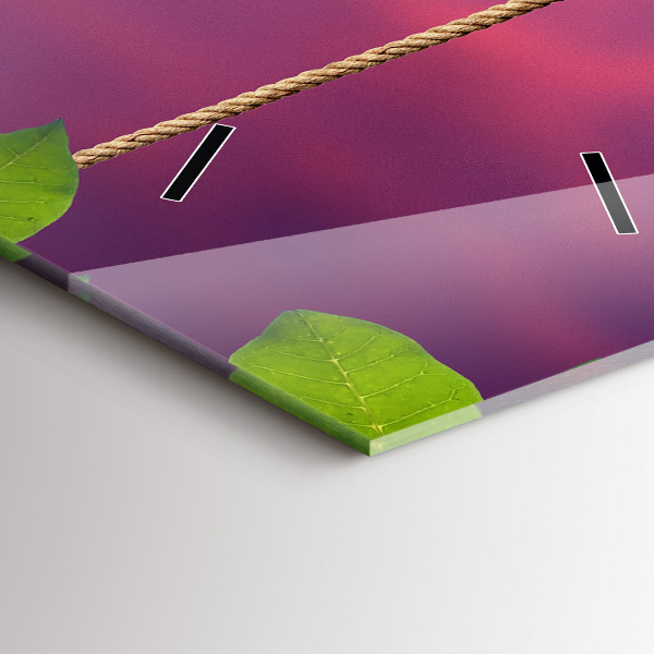 Reloj de cristal vertical Pajarera - espejomat.es