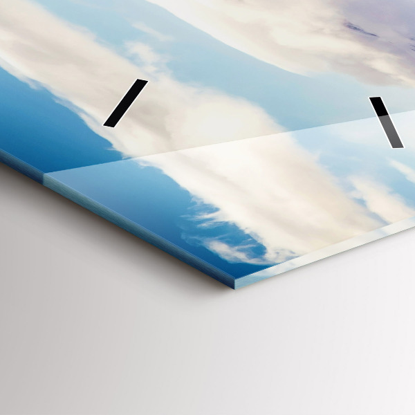 Reloj vertical Vista de lago - espejomat.es