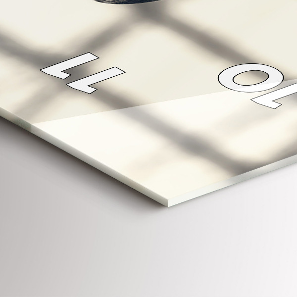 Reloj de vidrio vertical Barco antiguo - espejomat.es