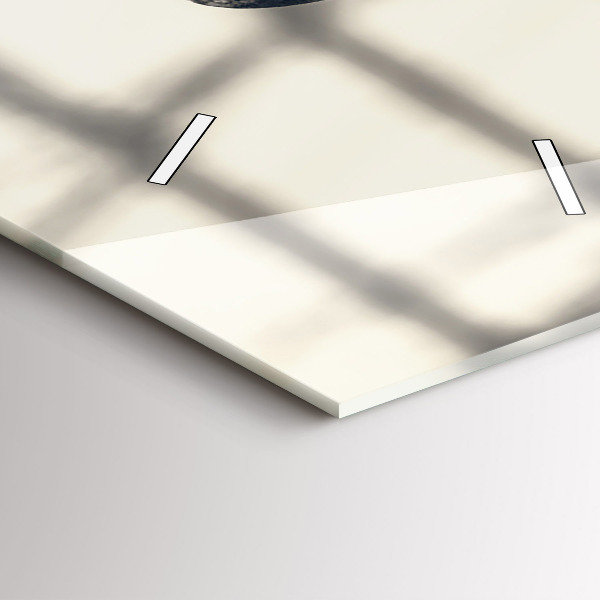 Reloj de vidrio vertical Barco antiguo - espejomat.es