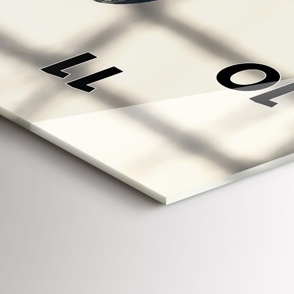 Reloj de vidrio vertical Barco antiguo - espejomat.es