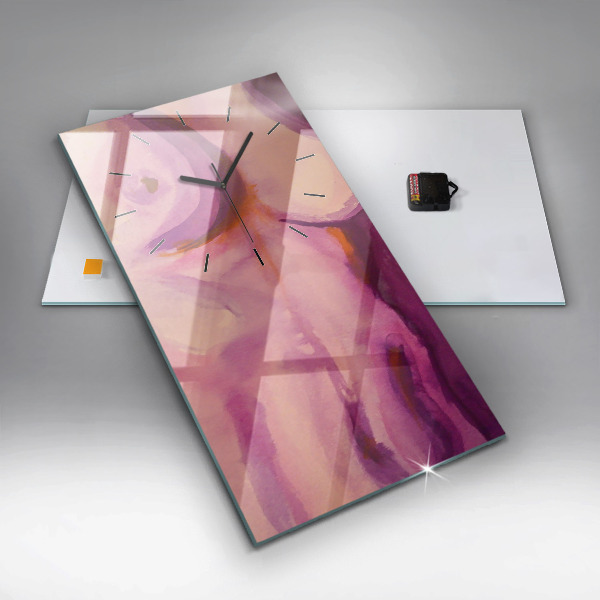 Reloj de vidrio vertical Pintura Mujeres - espejomat.es