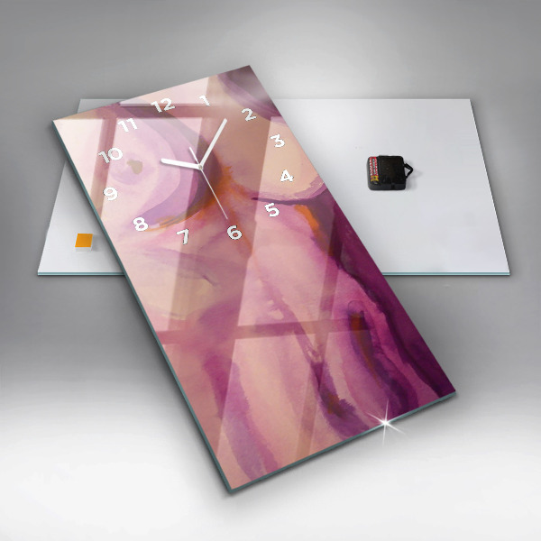 Reloj de vidrio vertical Pintura Mujeres - espejomat.es