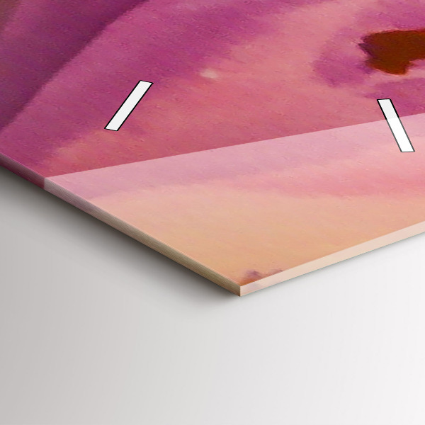 Reloj de vidrio vertical Pintura Mujeres - espejomat.es