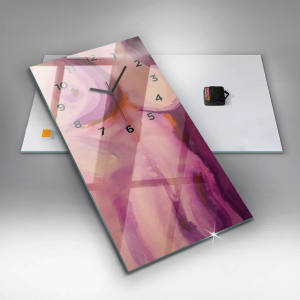 Reloj de vidrio vertical Pintura Mujeres - espejomat.es