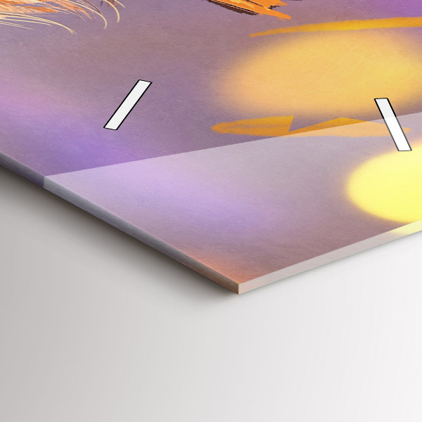 Reloj de cristal vertical Caballero con espada - espejomat.es