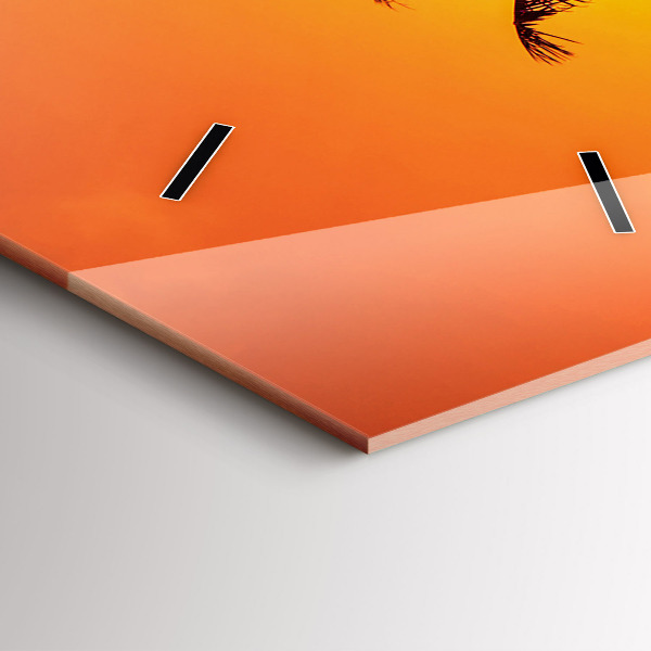 Reloj de cristal vertical Tailandia Playa de Klong Prao - espejomat.es