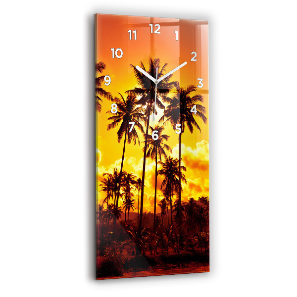 Reloj de cristal vertical Tailandia Playa de Klong Prao - espejomat.es
