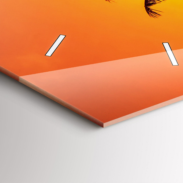 Reloj de cristal vertical Tailandia Playa de Klong Prao - espejomat.es