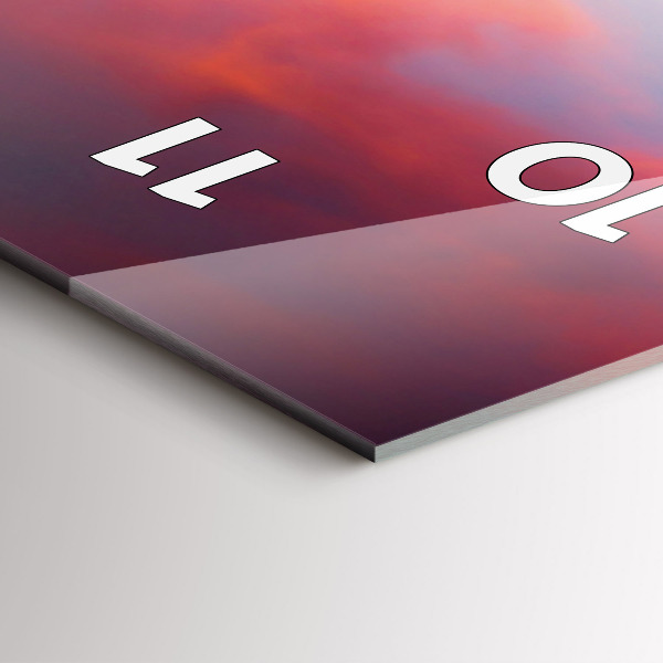 Reloj vertical Lago Stellisee Matterhorn - espejomat.es