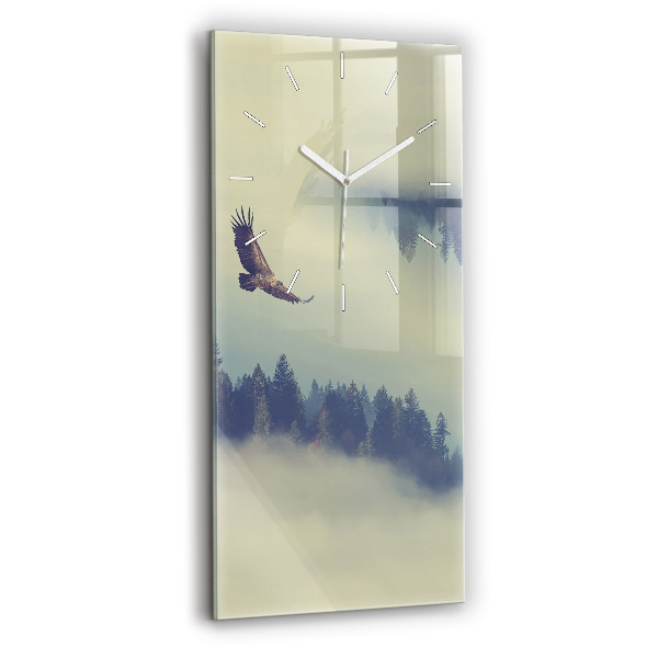 Reloj vertical Bosque brumoso Águila - espejomat.es