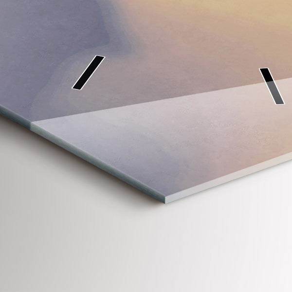 Reloj de cristal vertical Hombre en un viejo puente - espejomat.es