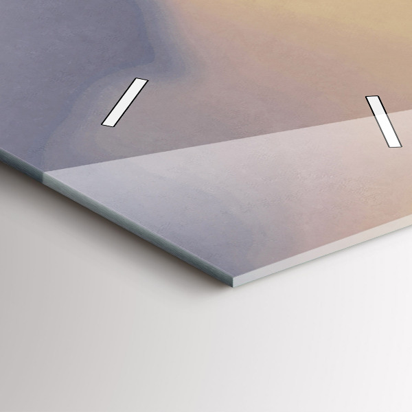 Reloj de cristal vertical Hombre en un viejo puente - espejomat.es