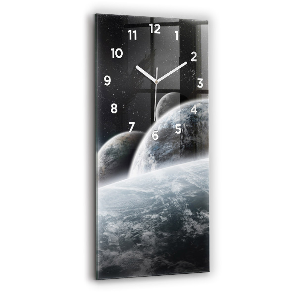 Reloj de cristal vertical Cosmos Planetas - espejomat.es