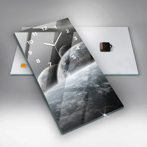 Reloj de cristal vertical Cosmos Planetas - espejomat.es