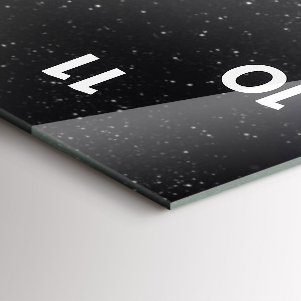 Reloj de cristal vertical Cosmos Planetas - espejomat.es