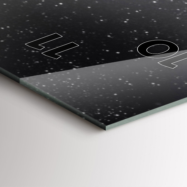 Reloj de cristal vertical Cosmos Planetas - espejomat.es