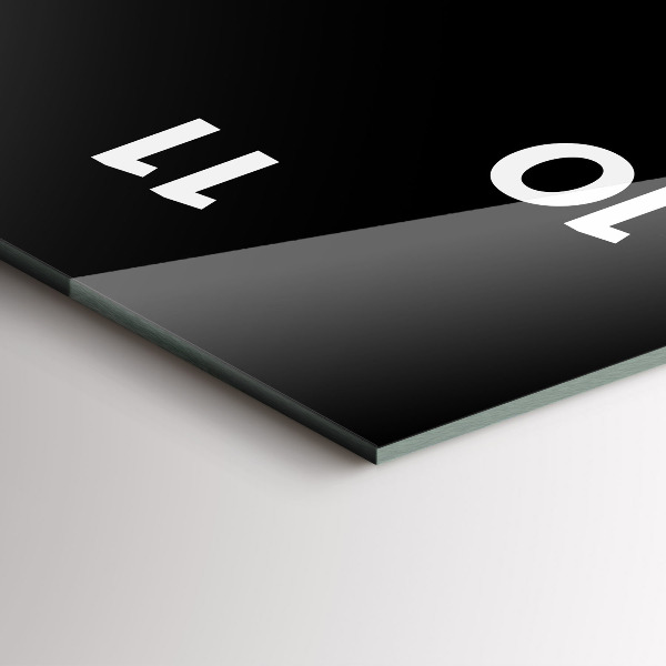 Reloj de cristal vertical Plumas de pájaro en colores - espejomat.es