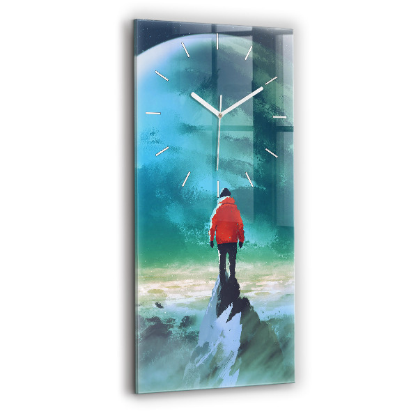 Reloj vertical Hombre en la luna - espejomat.es