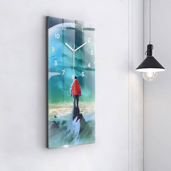 Reloj vertical Hombre en la luna - espejomat.es