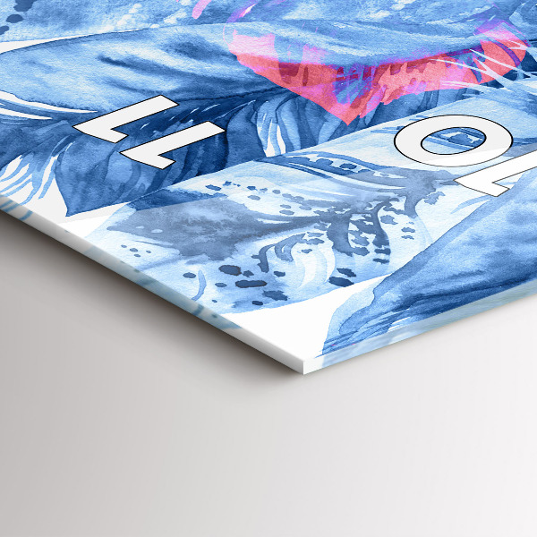 Reloj vertical Plumas de colores - espejomat.es