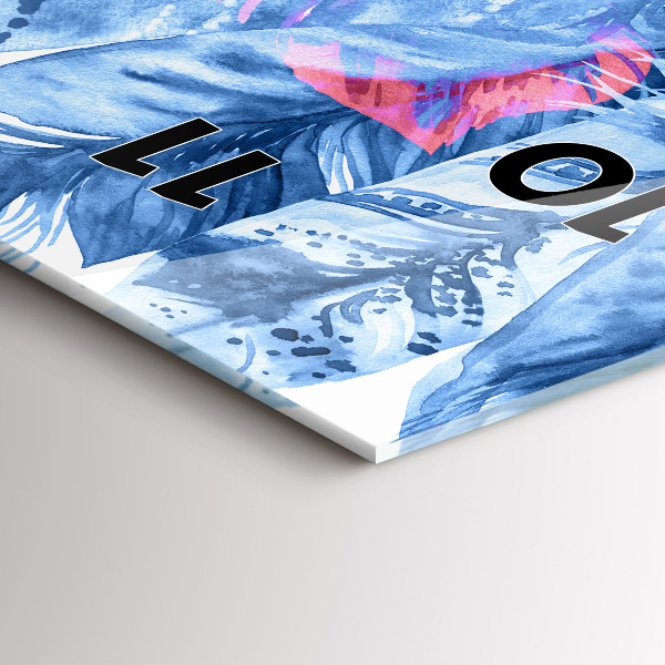 Reloj vertical Plumas de colores - espejomat.es