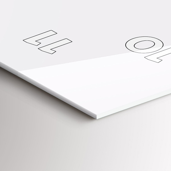 Reloj de cristal vertical Montañas abstractas - espejomat.es