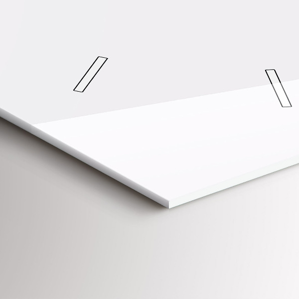 Reloj de cristal vertical Montañas abstractas - espejomat.es