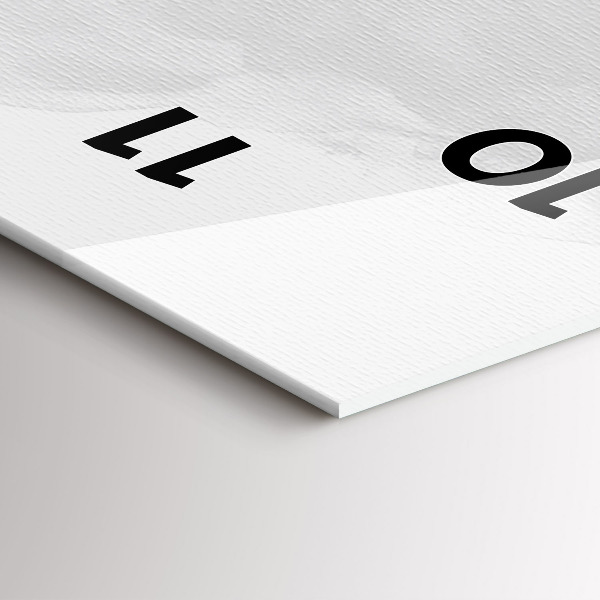 Reloj de vidrio vertical Guitarra - espejomat.es