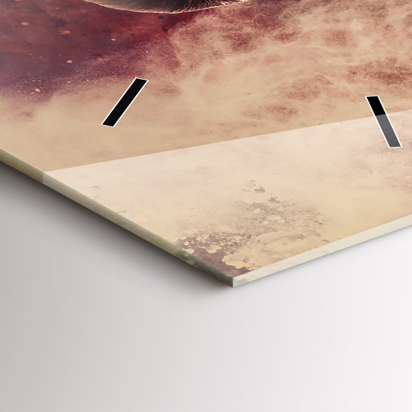 Reloj vertical Mujer y bicicleta - espejomat.es