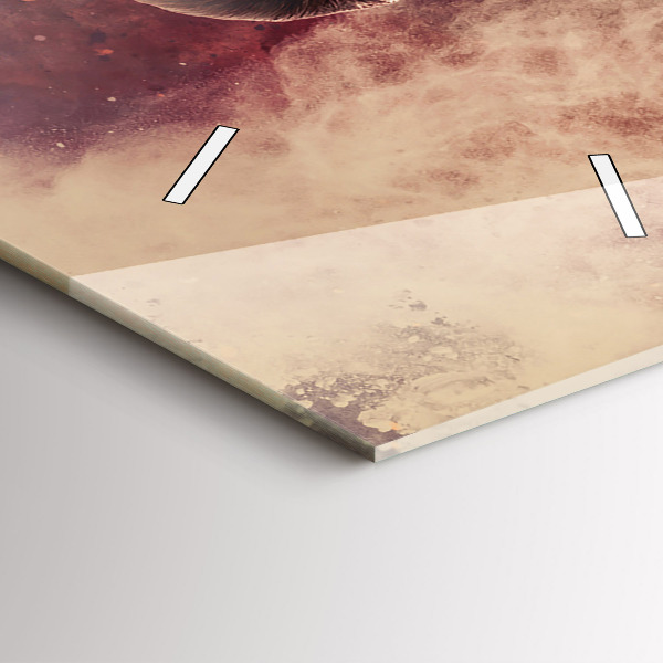 Reloj vertical Mujer y bicicleta - espejomat.es