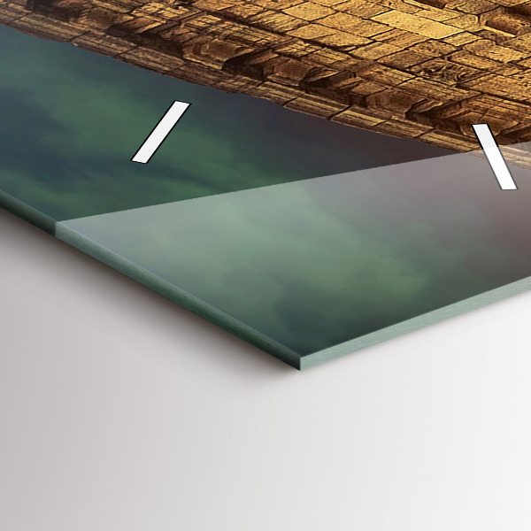 Reloj de cristal vertical Coliseo romano - espejomat.es