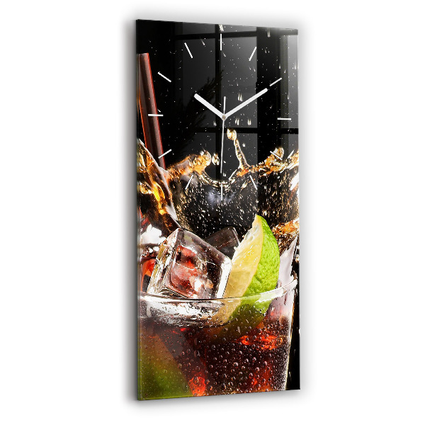 Reloj vertical Bebida con hielo - espejomat.es