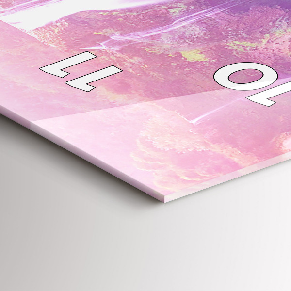 Reloj de cristal vertical Cascada Jiulong China - espejomat.es