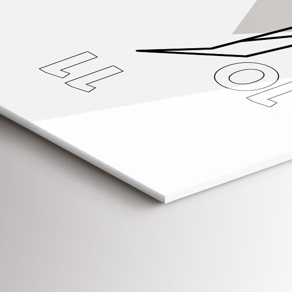 Reloj vertical Reno estilo escandinavo - espejomat.es