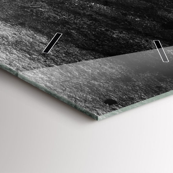 Reloj de vidrio vertical Mujer con sombrero - espejomat.es