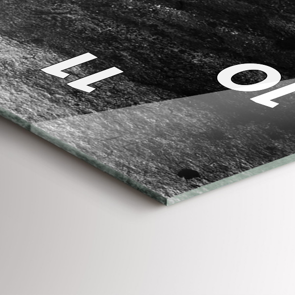 Reloj de vidrio vertical Mujer con sombrero - espejomat.es