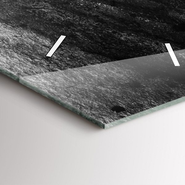 Reloj de vidrio vertical Mujer con sombrero - espejomat.es