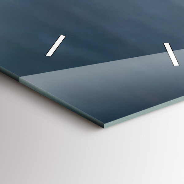 Reloj de cristal vertical Hombre en moto - espejomat.es