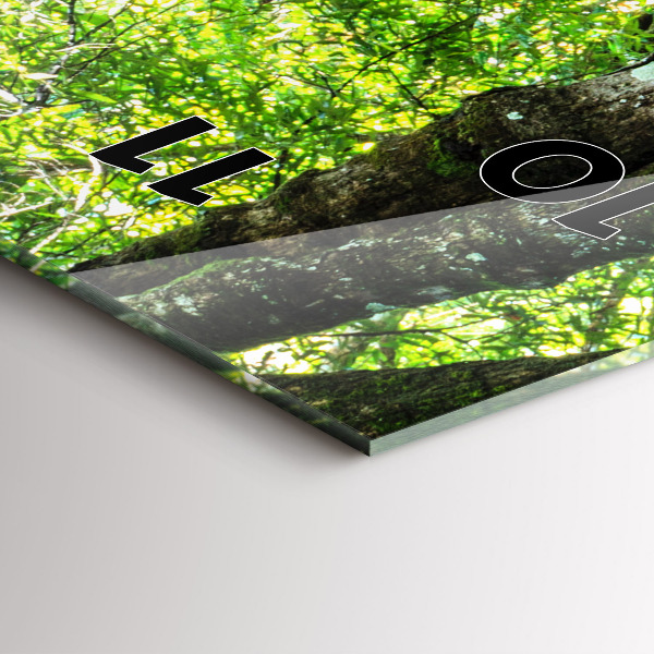 Reloj vertical Cascada en el bosque - espejomat.es