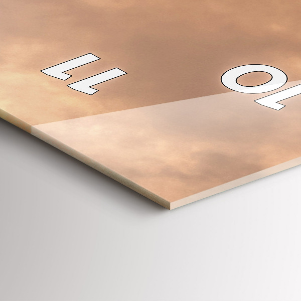 Reloj vertical Animales Puesta de sol - espejomat.es