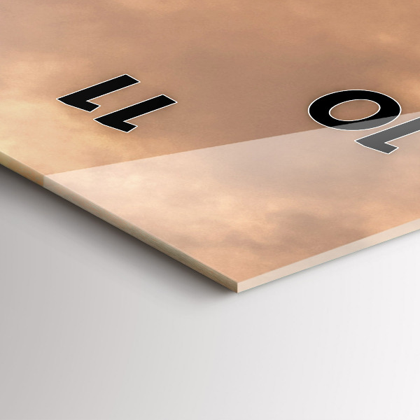 Reloj vertical Animales Puesta de sol - espejomat.es