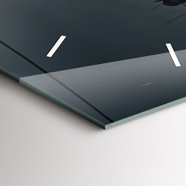 Reloj de cristal vertical Edificio apocalíptico - espejomat.es