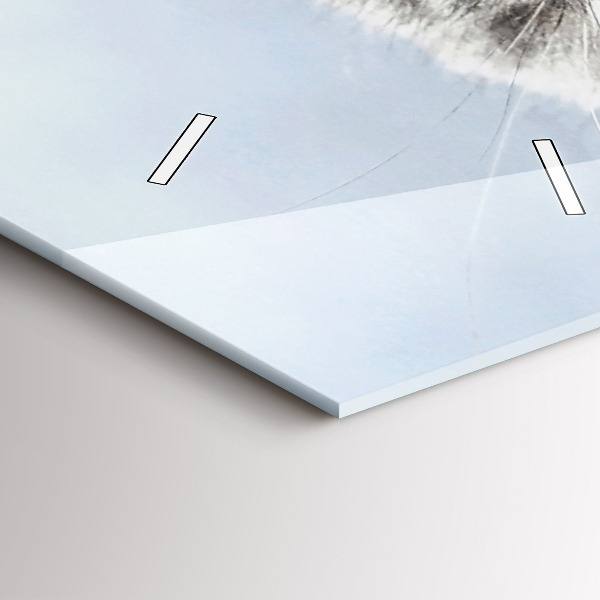 Reloj de cristal vertical Gato en el sofá - espejomat.es