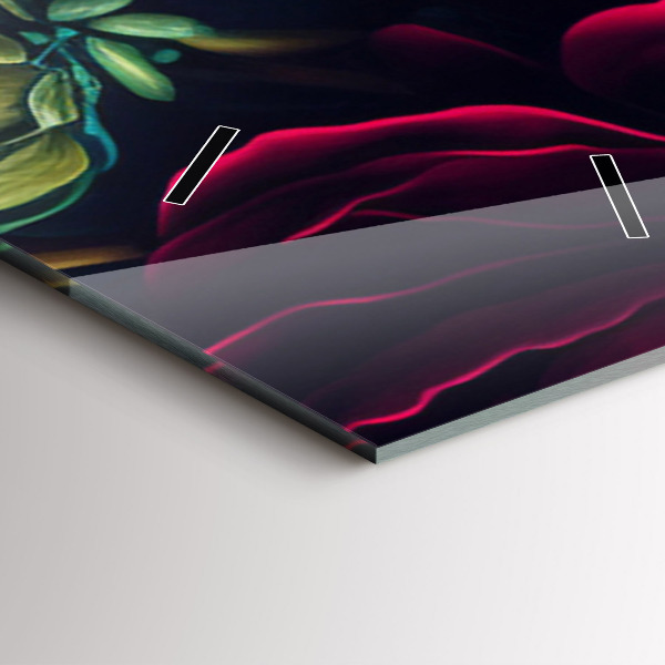 Reloj vertical Ramo de flores vintage - espejomat.es