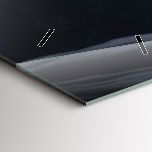 Reloj vertical Hombre en la luna de fondo - espejomat.es