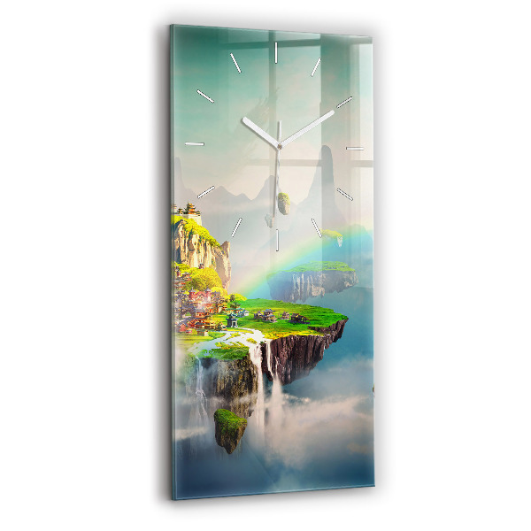 Reloj vertical Escenas chinas de fantasía - espejomat.es