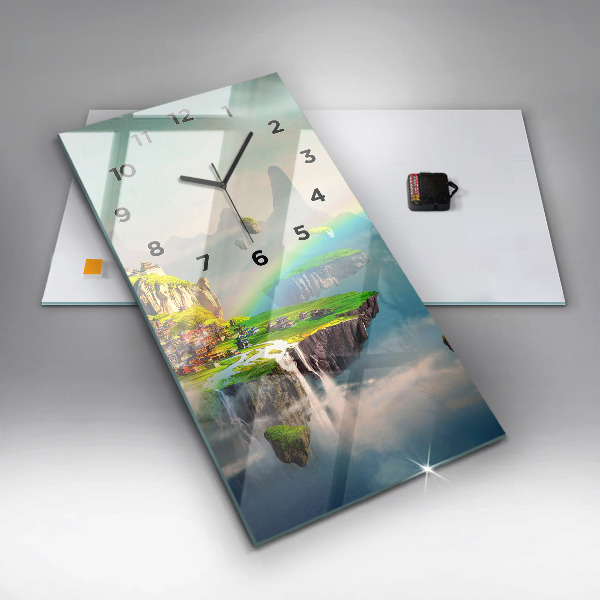 Reloj vertical Escenas chinas de fantasía - espejomat.es