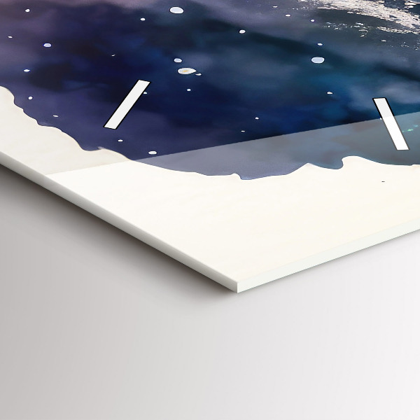 Reloj de vidrio vertical Meditación de estilo de vida - espejomat.es