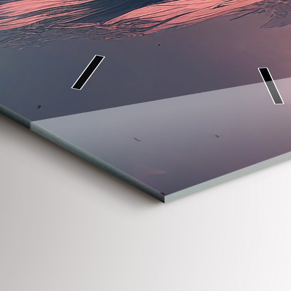 Reloj vertical Bosque mágico y cordillera - espejomat.es